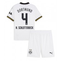 Camiseta Borussia Dortmund Nico Schlotterbeck #4 Tercera Equipación para niños 2024-25 manga corta (+ pantalones cortos)